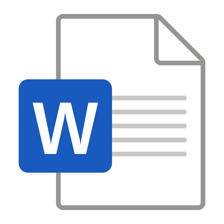 MSWord Docx icon 
